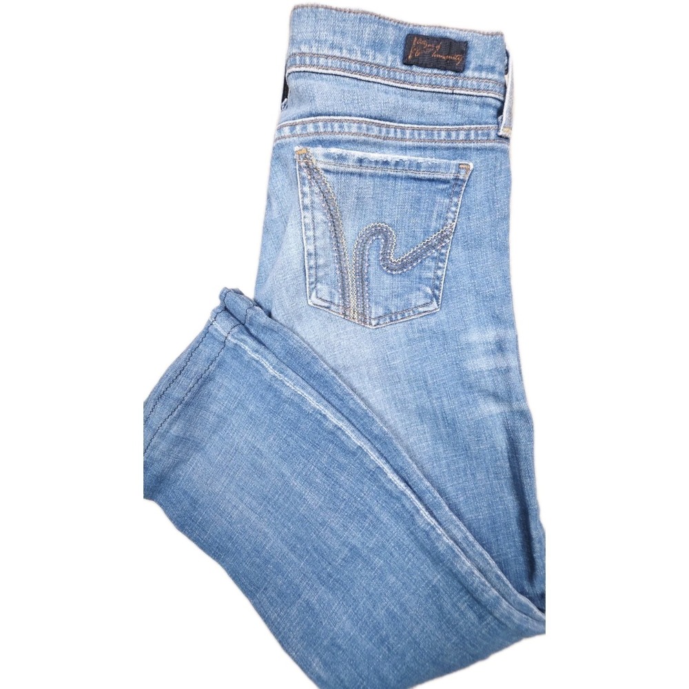 Citizens of Humanity Flare Jeans Womens 28 Blue Bootcut Ric Rac #109 Low Waist